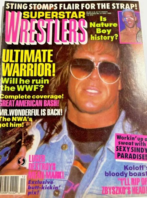 SUPERSTAR WRESTLERS 1990-EARLY Ultimate Warrior-Road Warriors Zubaz-Cactus Jack $19.99 - PicClick