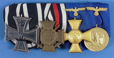 Third Reich Iron Cross / Army Long Service Medal Bar – Griffin Militaria