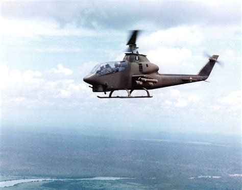 Bell AH-1G over Vietnam - undated. Flying for US Army between 1967 and 1973, and the Cobras ...