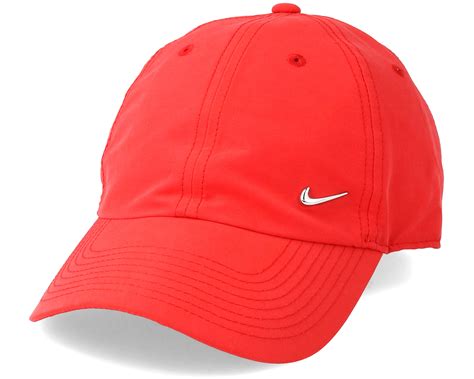 Swoosh Heritage 86 University Red/Metallic Silver Adjustable - Nike caps - Hatstoreaustralia.com