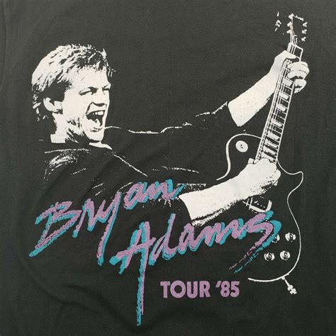 Vintage 1985 Bryan Adams Reckless Tour 85 Medium Sing… - Gem