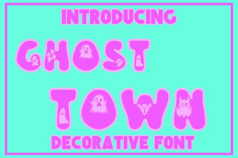 Font Ghost Town: download and install on the WEB site