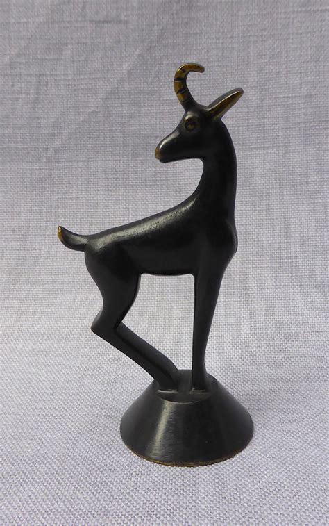 Bronze Richard Rohac mountain goat sculpture