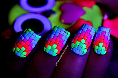 NEON NEON NEON RAINBOW NEON NAILS 2: THE BLACK LIGHTENING!