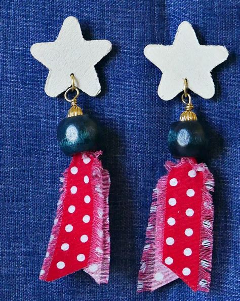 Scrap Fabric Earrings – Bring on the Crafts Blog Hop - My Pinterventures