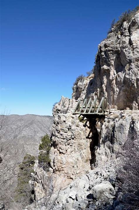 The bridge on the trail to Guadalupe Peak : Photos, Diagrams & Topos : SummitPost