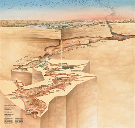 Maps Of Carlsbad Caverns