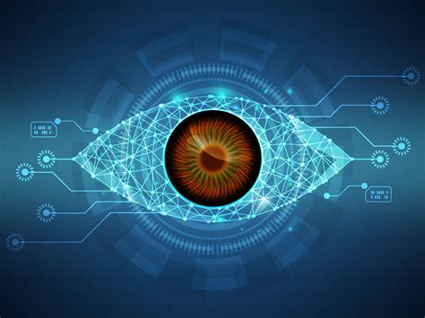 abstract eye futuristic technology background 4248966 Vector Art at Vecteezy