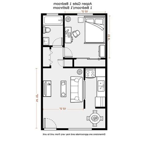 12 By 20 Cabin Floorplans 20 12x24 Tiny House Interior Magzhouse ...