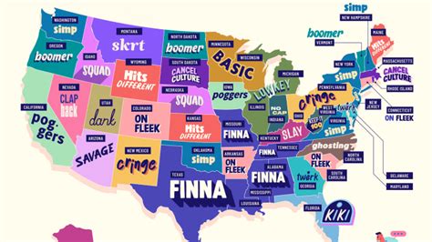 The Most Popular Gen Z Slang Term in Each State