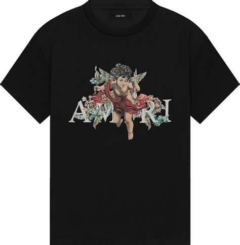 Amiri Black 'Cherub' T-Shirt | INC STYLE