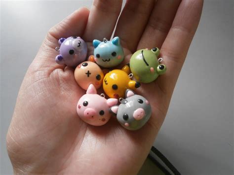 colorful animal polymer clay charm by dsam4 on DeviantArt