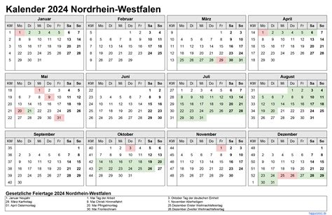 Kalender 2024 Nrw Mit Ferien Zum Ausdrucken - Fayre Jenilee