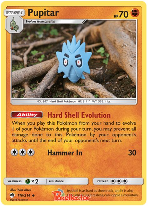 Pupitar - Lost Thunder #116 Pokemon Card