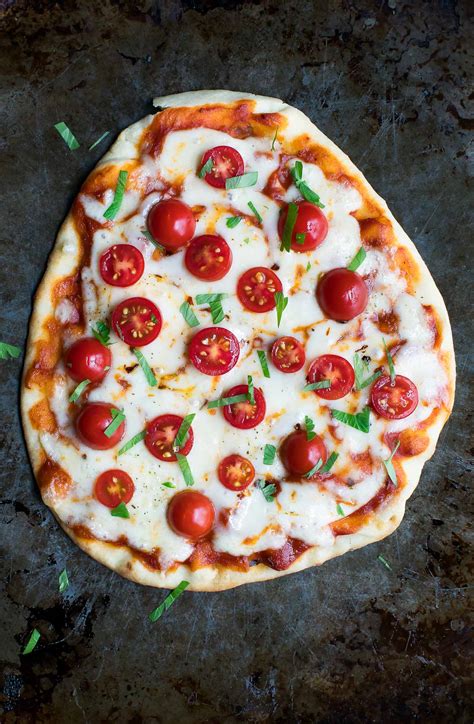 Margherita Flatbread Pizza Recipe - Peas and Crayons