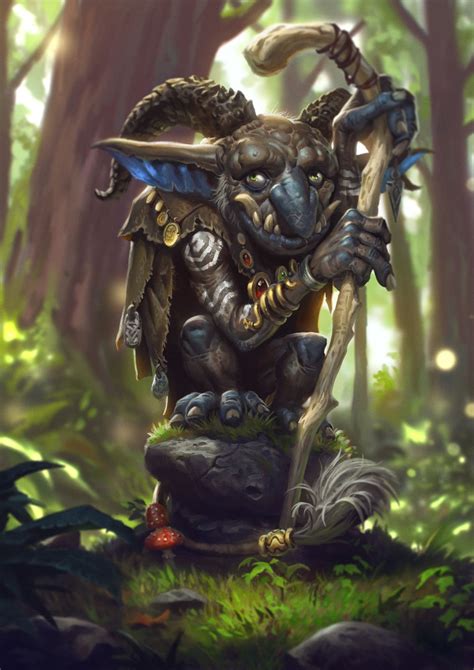 Little Forest Troll, Caio Monteiro on ArtStation at https://www ...