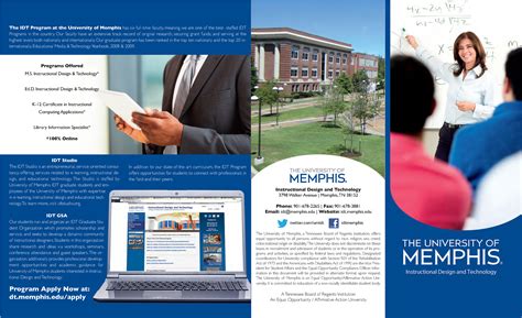 Brochure: University of Memphis on Behance