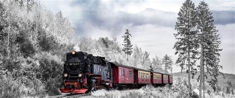 Winter Train Wallpapers - Top Free Winter Train Backgrounds - WallpaperAccess