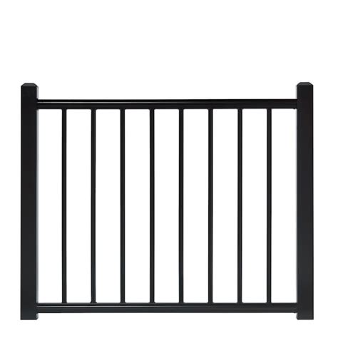 Deckorators Classic Aluminum Adjustable Deck Gate, Matte Black in the Deck Gates department at ...