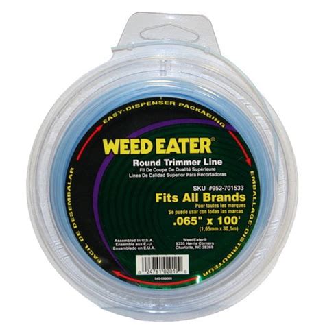 Weed Eater .065" x 100' Trimmer Line - Walmart.com - Walmart.com