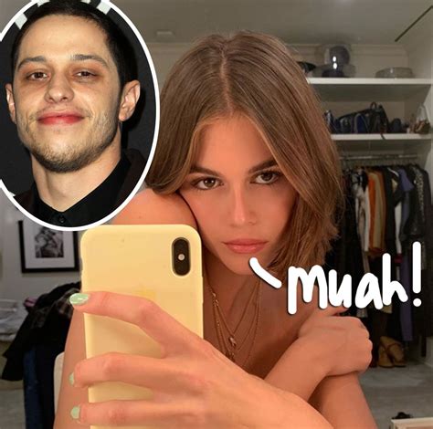 Pete Davidson & Kaia Gerber Enjoy HOT, Poolside Make-Out Session During ...