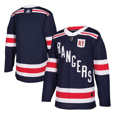 Men's New York Rangers adidas Navy 2018 Winter Classic Authentic Blank ...