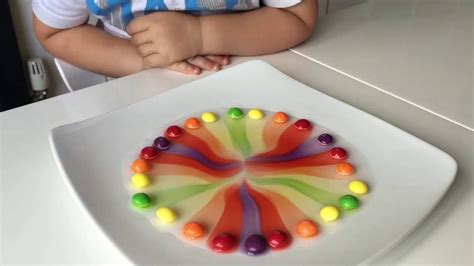 Kids science experiment with Skittles - YouTube