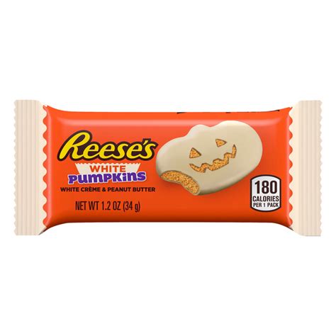 Save on Reese's Pumpkins White Creme & Peanut Butter Cups Halloween - 2 ...