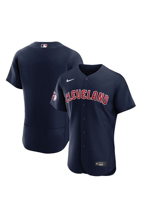 Nike Men's Nike Navy Cleveland Guardians Alternate Authentic Team ...