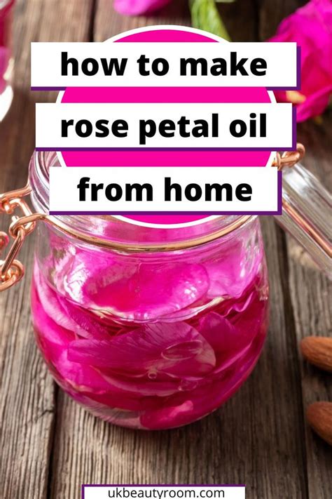 How to Make Rose Petal Oil that Smells Insanely Good! in 2021 | Rose ...