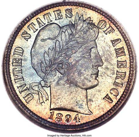 1894 Barber Dime Pricing Guide | The Greysheet