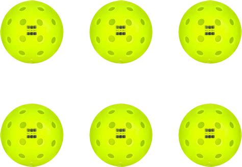 Glow in The Dark Pickleballs USAPA Standard Pickle Balls Shadow-Ball Pickleball Outdoor Balls 6 ...