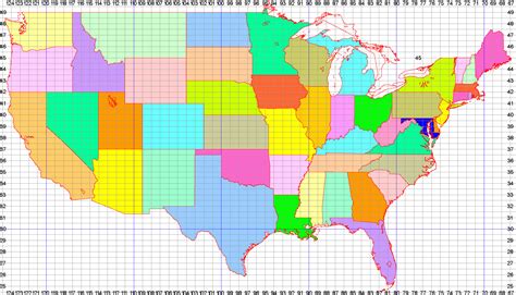 Colorful USA Map HD Wallpaper - United States of America Desktop Background