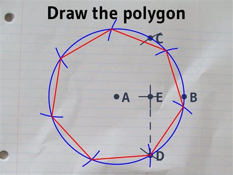 Constructing a regular heptagon (approximately), using a ruler and a com... (con imágenes)