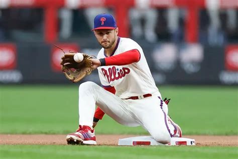 Phillies’ Trea Turner exits game against the Mets with a bruised elbow ...