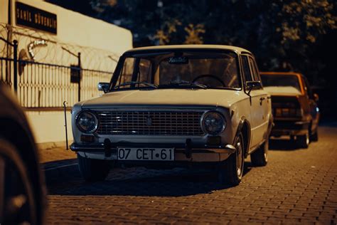 Classic Lada 2101 Parked on Pavement · Free Stock Photo