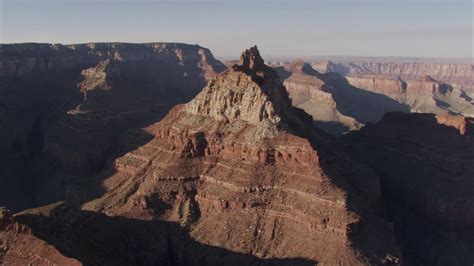 Grand Canyon: Aerial Close-Up View of Vishnu Temple - YouTube