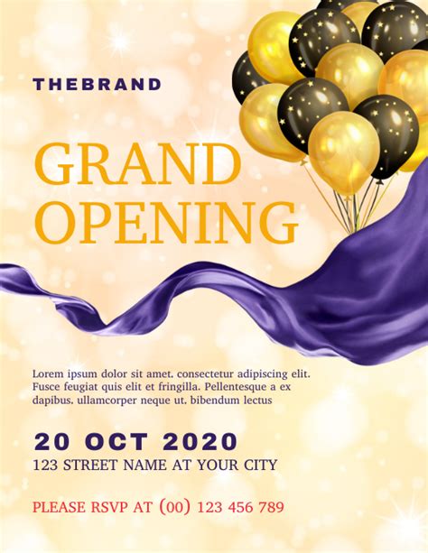 Grand Opening Flyer Template | PosterMyWall