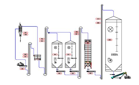 Steel Silo Design For 1000 Ton Grain Storage