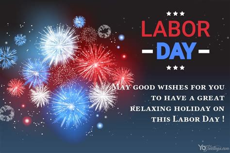 Make Happy Labor Day Card With Fireworks | Happy labor day, Make happy, Greeting card image