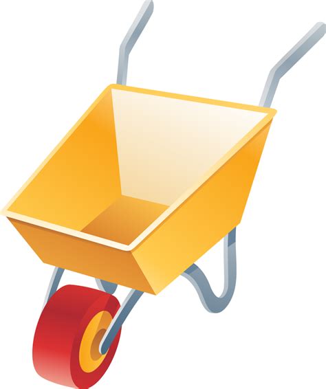 clipart of wheelbarrow - Clip Art Library