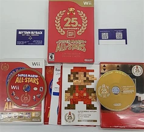 SUPER MARIO ALL-STARS 25th Anniversary Limited Edition (Nintendo Wii) Complete $74.03 - PicClick