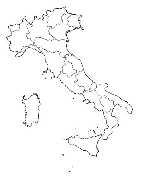 Italy Outline, Printable Maps, Printables, President Of Italy, World Map Outline, Italy Tattoo ...
