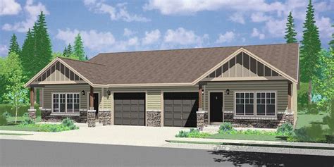 One Story Ranch Style House / Home Floor Plans | Bruinier & Associates | Ranch style house plans ...