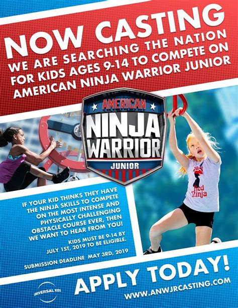 Auditions for American Ninja Warrior Jr.