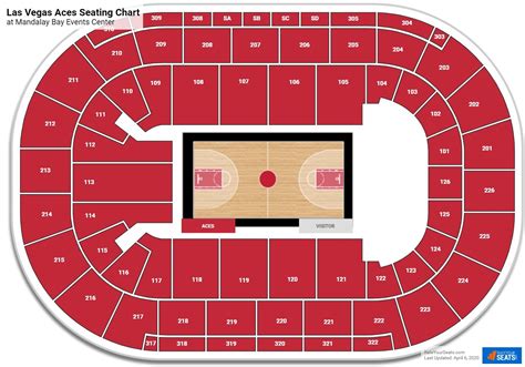 Mandalay Bay Events Center Section 222 Basketball Seating - RateYourSeats.com