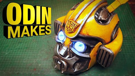 Watch an Expert Prop Maker Make a Wearable Foam Bumblebee Helmet