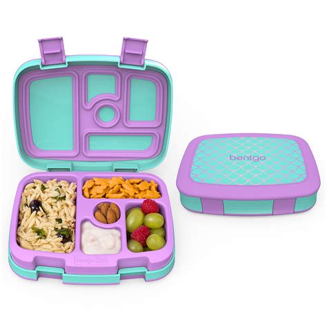 Buy Bentgo® Kids Prints Leak-Proof, 5-Compartment Bento-Style Kids Lunch Box - Ideal Portion ...
