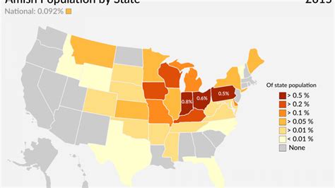 Amish Communities In America Map - Freddi Bernardina