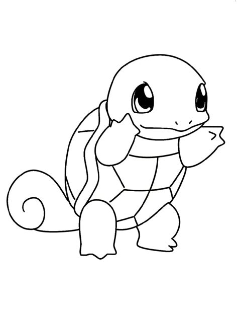 Desenhos de Squirtle 5 para Colorir e Imprimir - ColorirOnline.Com